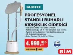KUMTEL PROFESYONEL STANDLI BUHARLI KIRIŞIKLIK GİDERİCİ